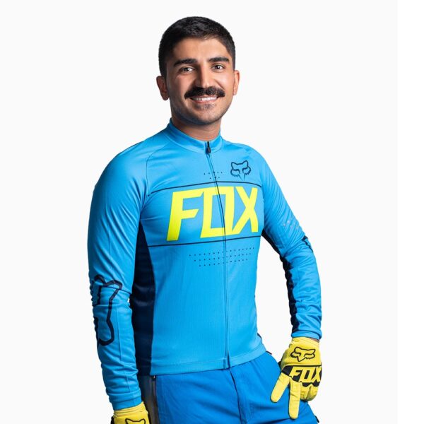 جرسی دوچرخه سواری زمستانی آستین بلند FOX