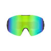 گاگل و عینک اسکی  اوکلی مدل File line  سبز جیوه ای با بند مشکی XL