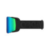 گاگل و عینک اسکی  اوکلی مدل File line  سبز جیوه ای با بند مشکی XL