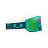 گاگل و عینک اسکی اوکلی مدل Lıne Mıner  سبز جیوه ای با بند سبز