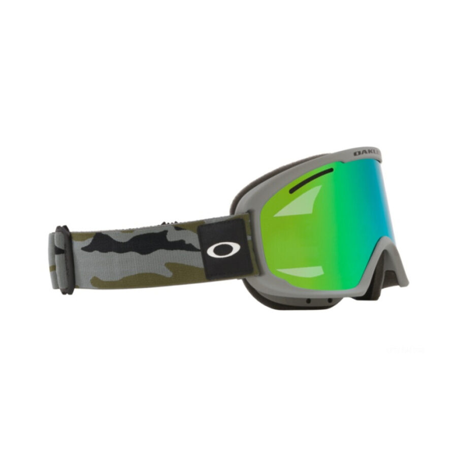 گاگل و عینک اسکی  اوکلی مدل  O Frame 2. Pro  سبز با بند چریکی XM