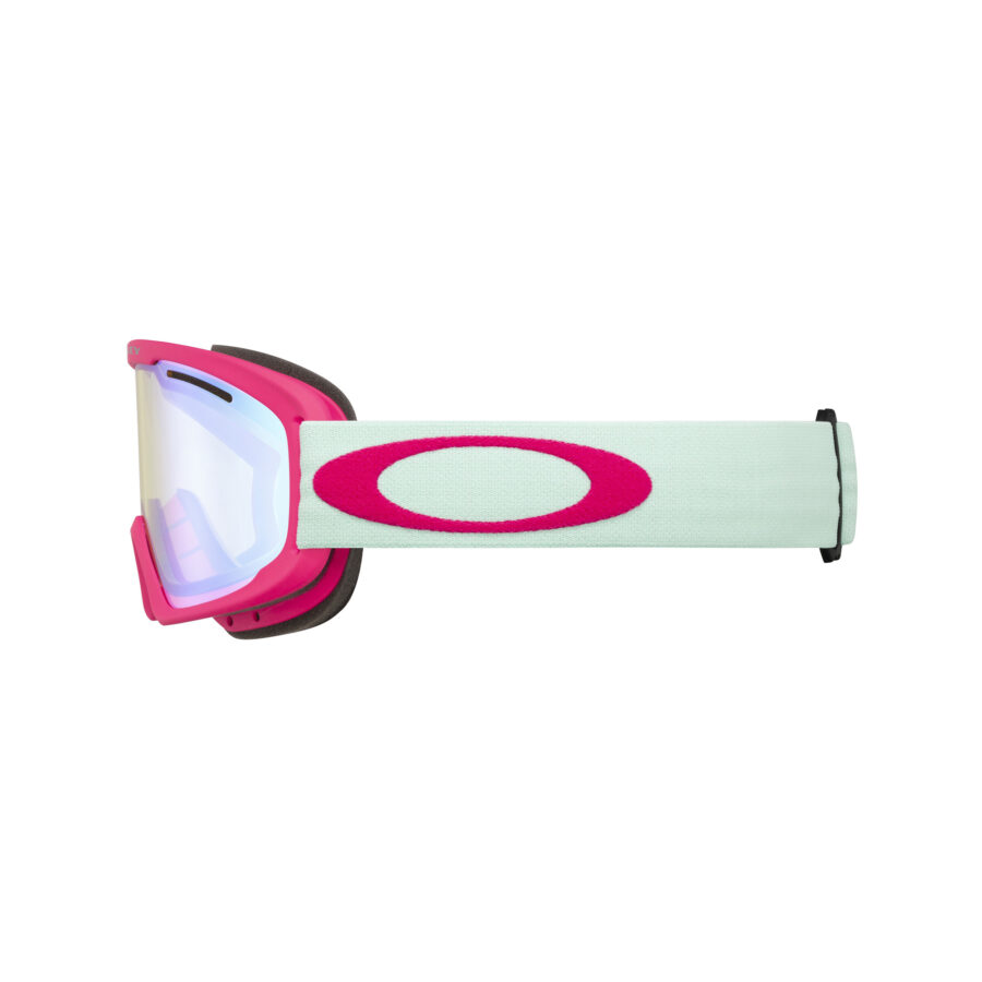 گاگل و عینک اسکی  اوکلی مدل  O Frame 2. Pro  صورتی با بند سفید XM