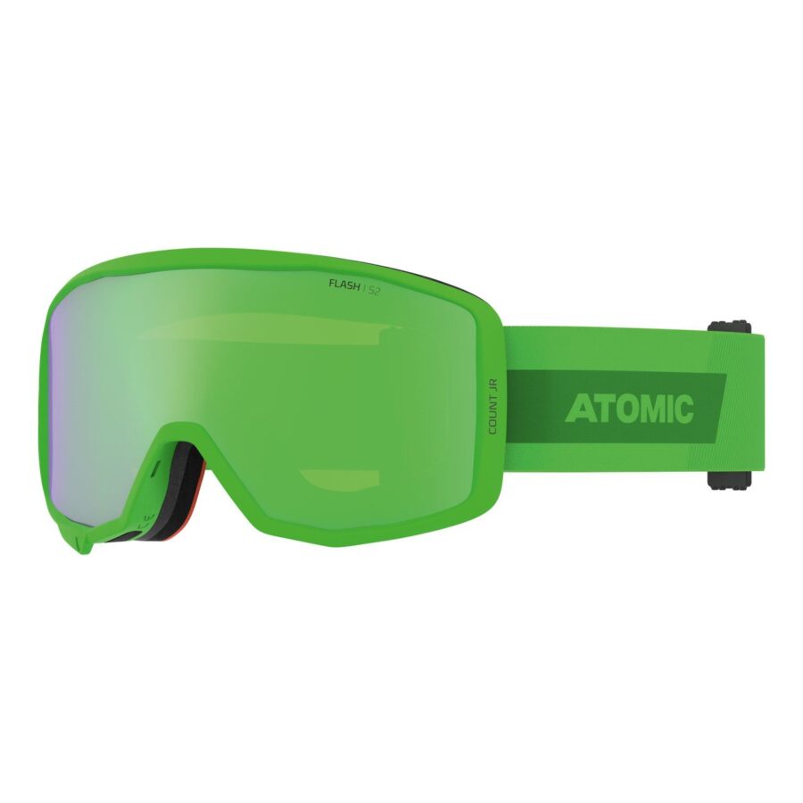گاگل و عینک اسکی اتمیک مدل COUNT JR CYLINDRIC سبز