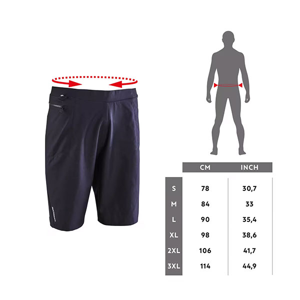 شلوارک-پد-دار-دوچرخه-سواری-کوهستان-ST-100-–-مشکی9