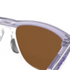 عینک آفتابی اوکلی Frogskins Hybrid – لنز Prizm Violet فریم Matte Trans Lilac Clear