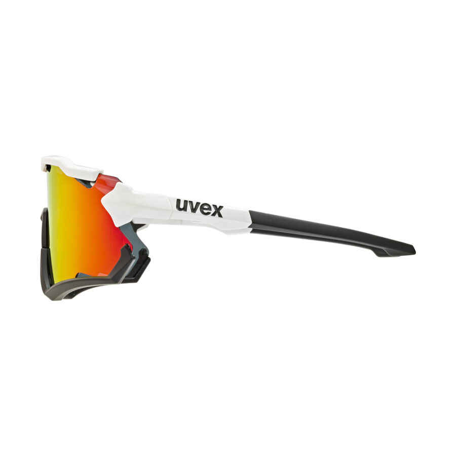 عینک دوچرخه سواری Uvex sportstyle با فریم سفید مشکی
