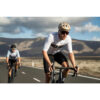 جرسی دوچرخه سواری تمام زیپ تیمی مردانه - سفید