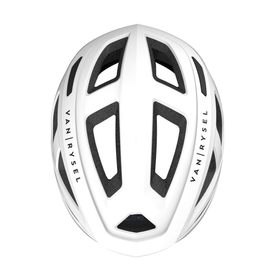 کلاه ایمنی دوچرخه سواری حرفه ای مخصوص جاده - سفید