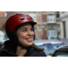 کلاه ایمنی دوچرخه سواری شهری - زرشکی