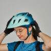 کلاه دوچرخه سواری کوهستان - آبی
