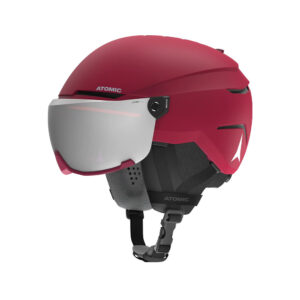 کلاه ایمنی و هلمت اتمیک Savor Visor Stereo قرمز تیره