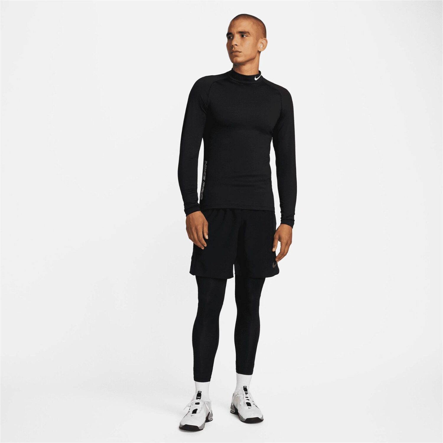 تیشرت مردانه نایک Pro Top Warm Mock - مشکی