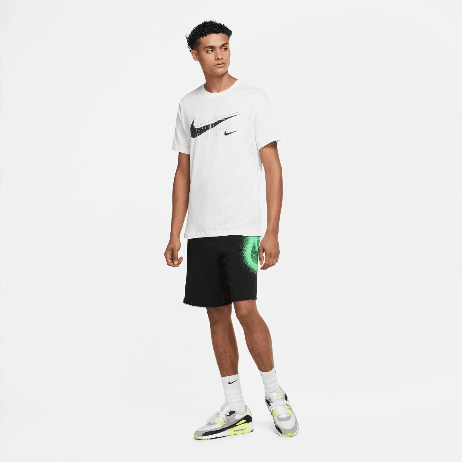 تیشرت مردانه نایک Sportswear Air Print Pack - سفید