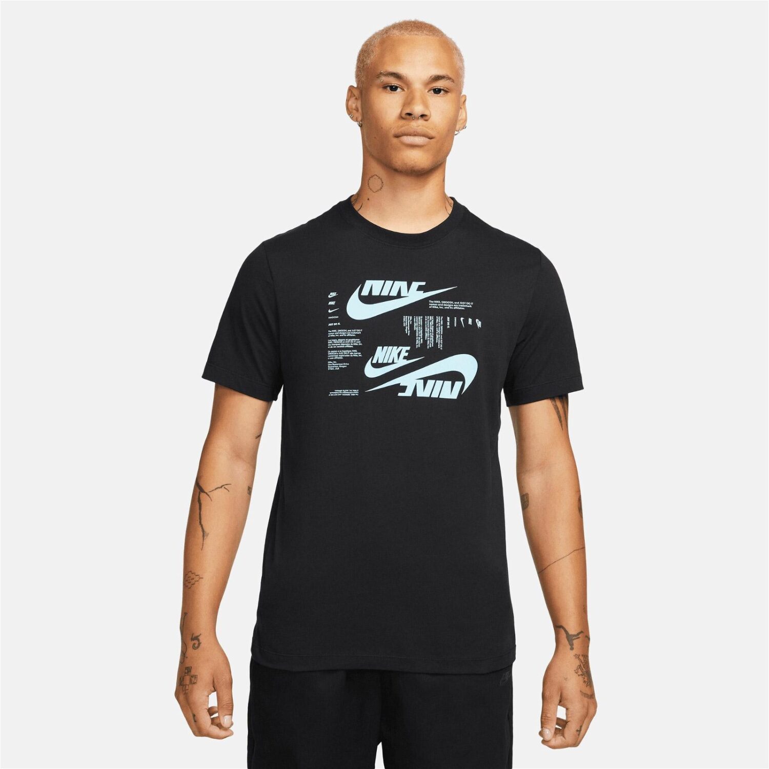 تیشرت مردانه نایک Sportswear Club Hbr - مشکی