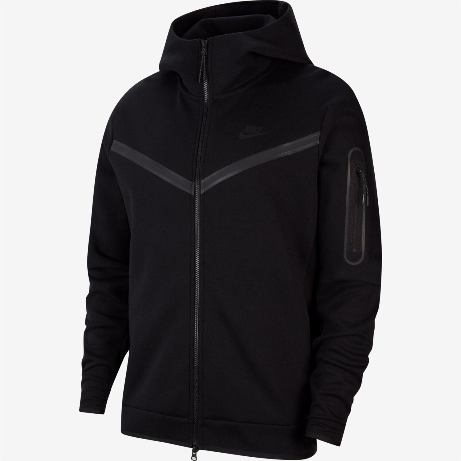 سویشرت مردانه نایک Sportswear Tech Fleece Full-Zip Windrunner - مشکی