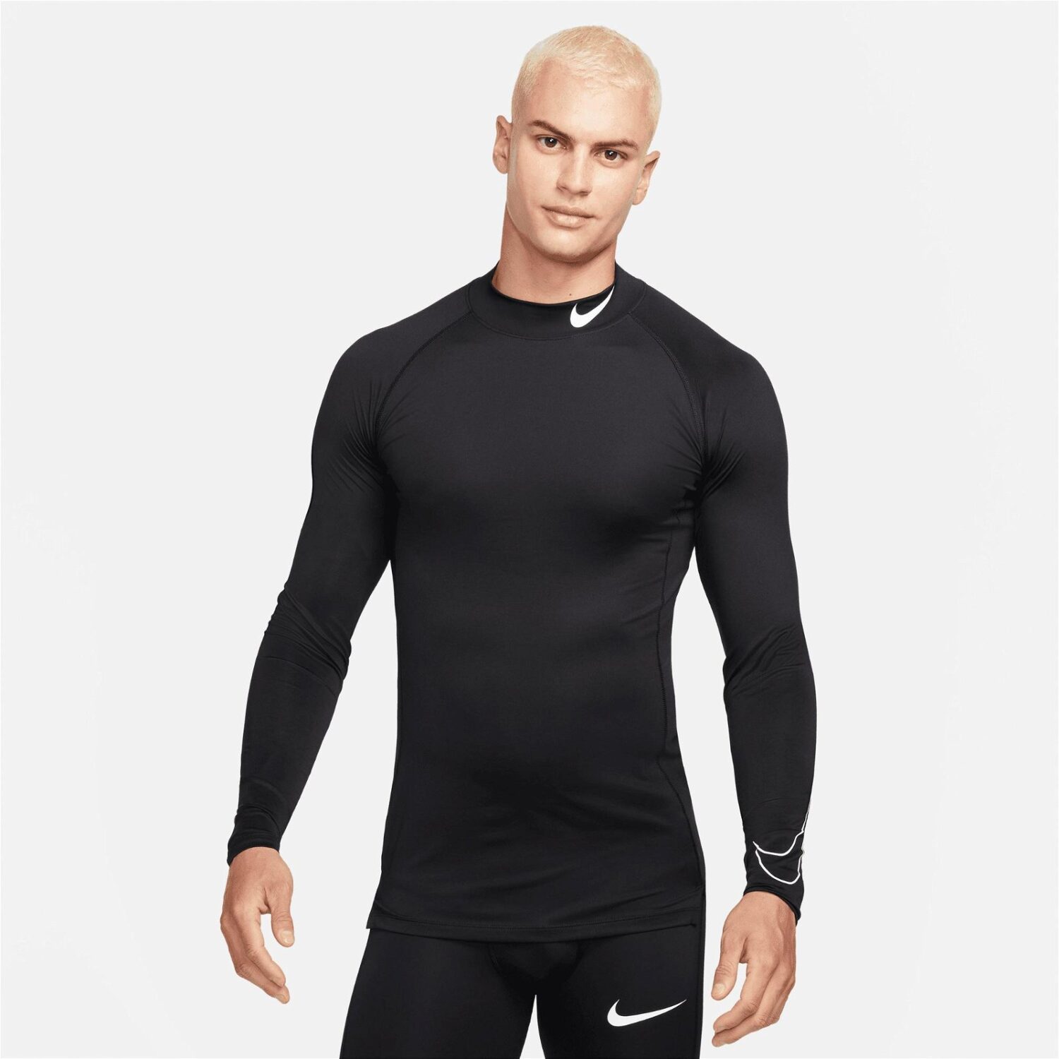 سویشرت مردانه نایکی Pro Dri-FIT Mock - مشکی