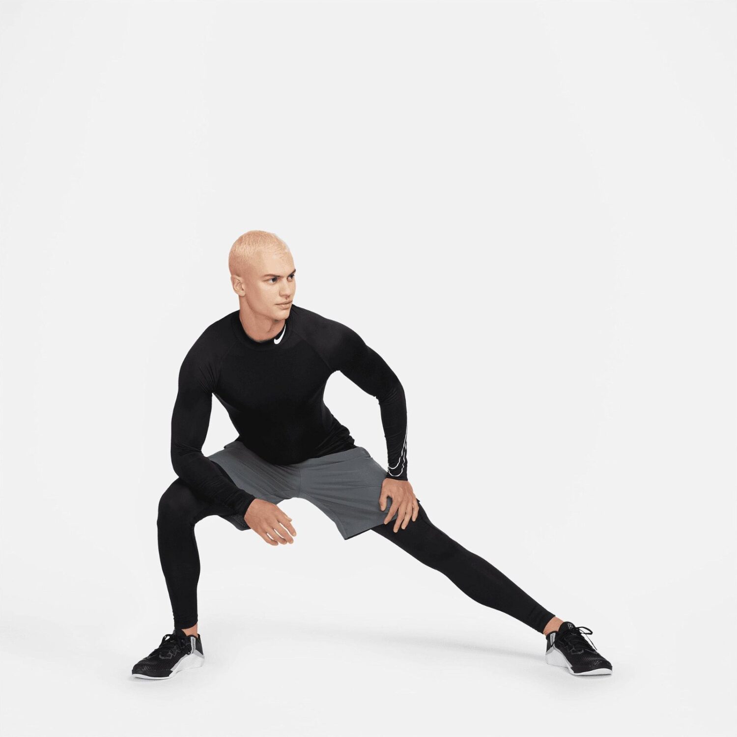 سویشرت مردانه نایکی Pro Dri-FIT Mock - مشکی