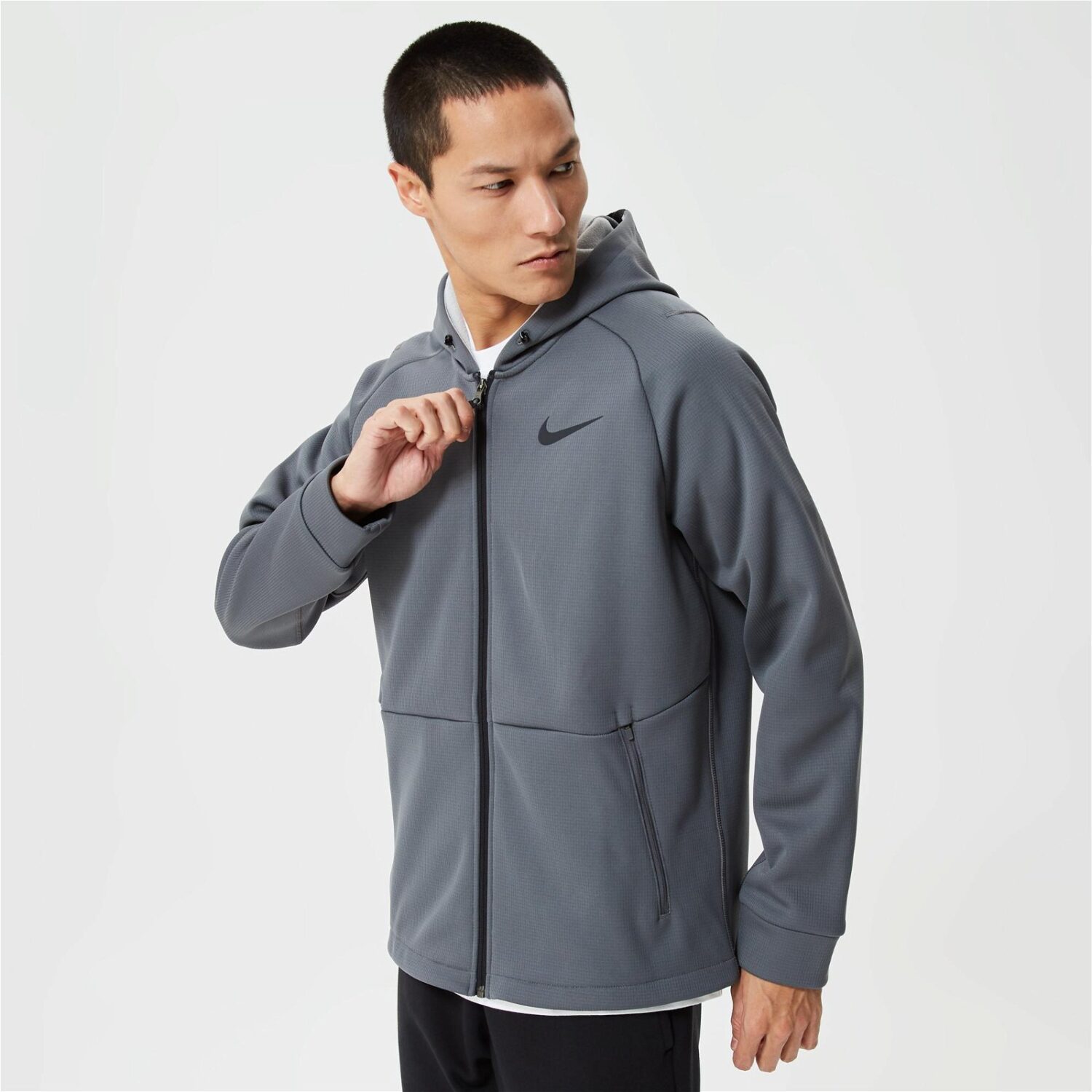 سویشرت مردانه نایکی Pro Therma-FIT Sphere Hoodie Full-Zip - خاکستری