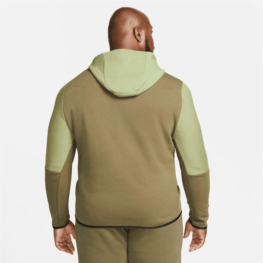 سویشرت مردانه نایکی Sportswear Tech Fleece Hoodie Full-Zip Wildrunner - سبز