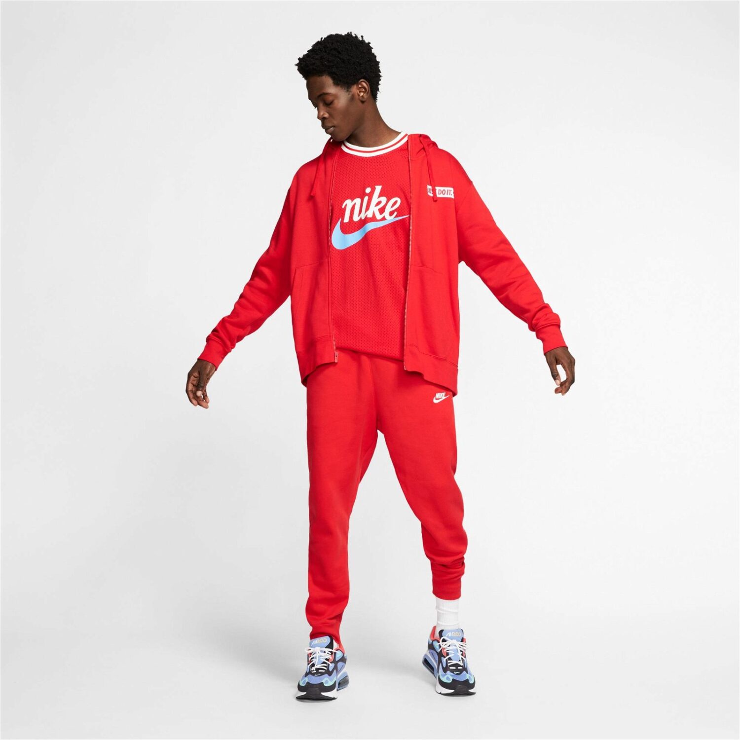 شلوار  مردانه نایک Sportswear Club Fleece - قرمز