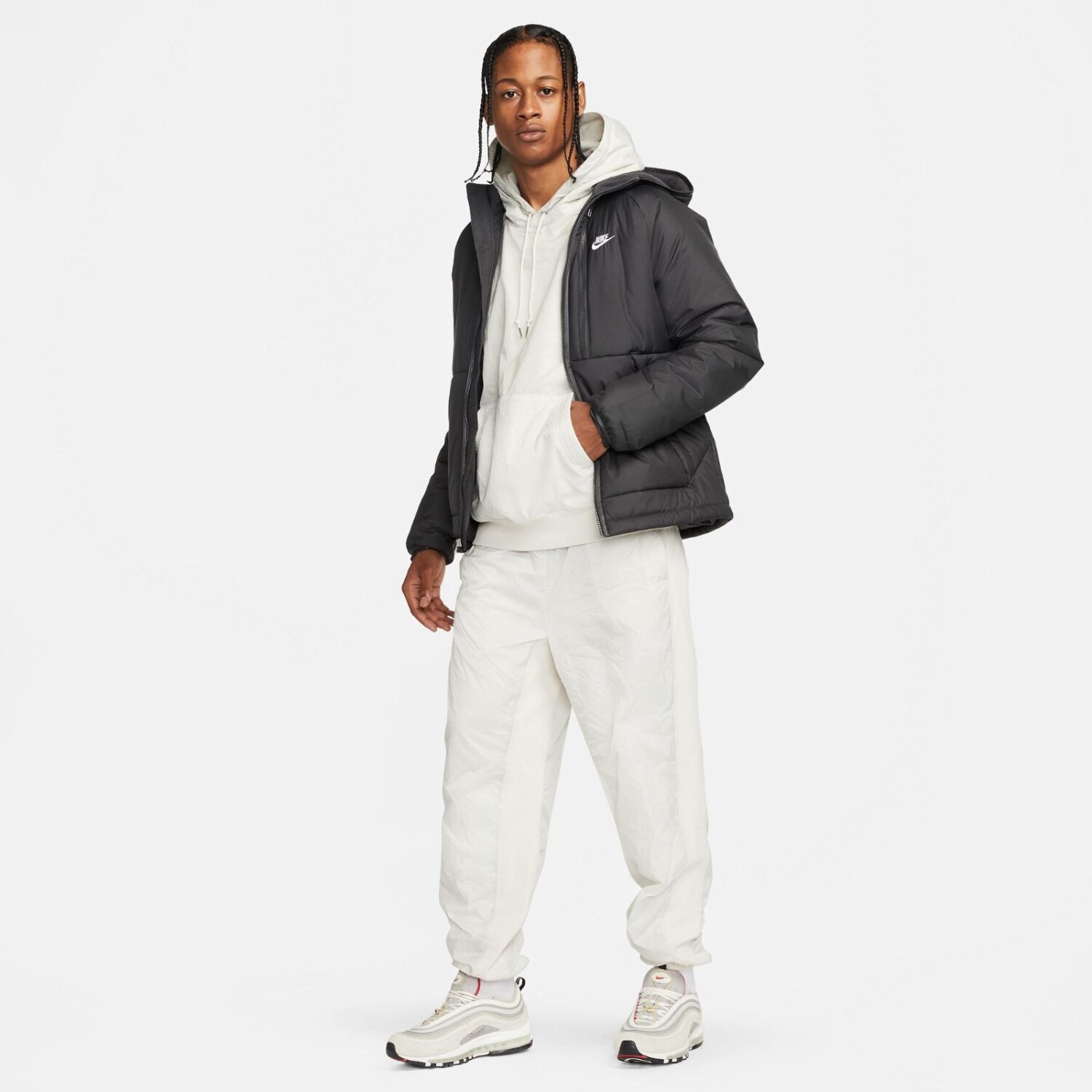 شلوار  مردانه نایکی Sportswear Circa Winter - بژ