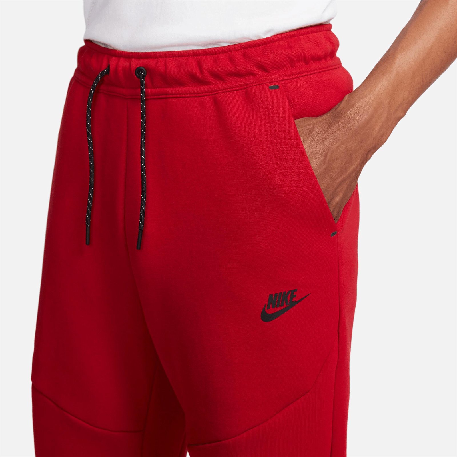 شلوار مردانه نایکی Sportswear Tech Fleece - قرمز