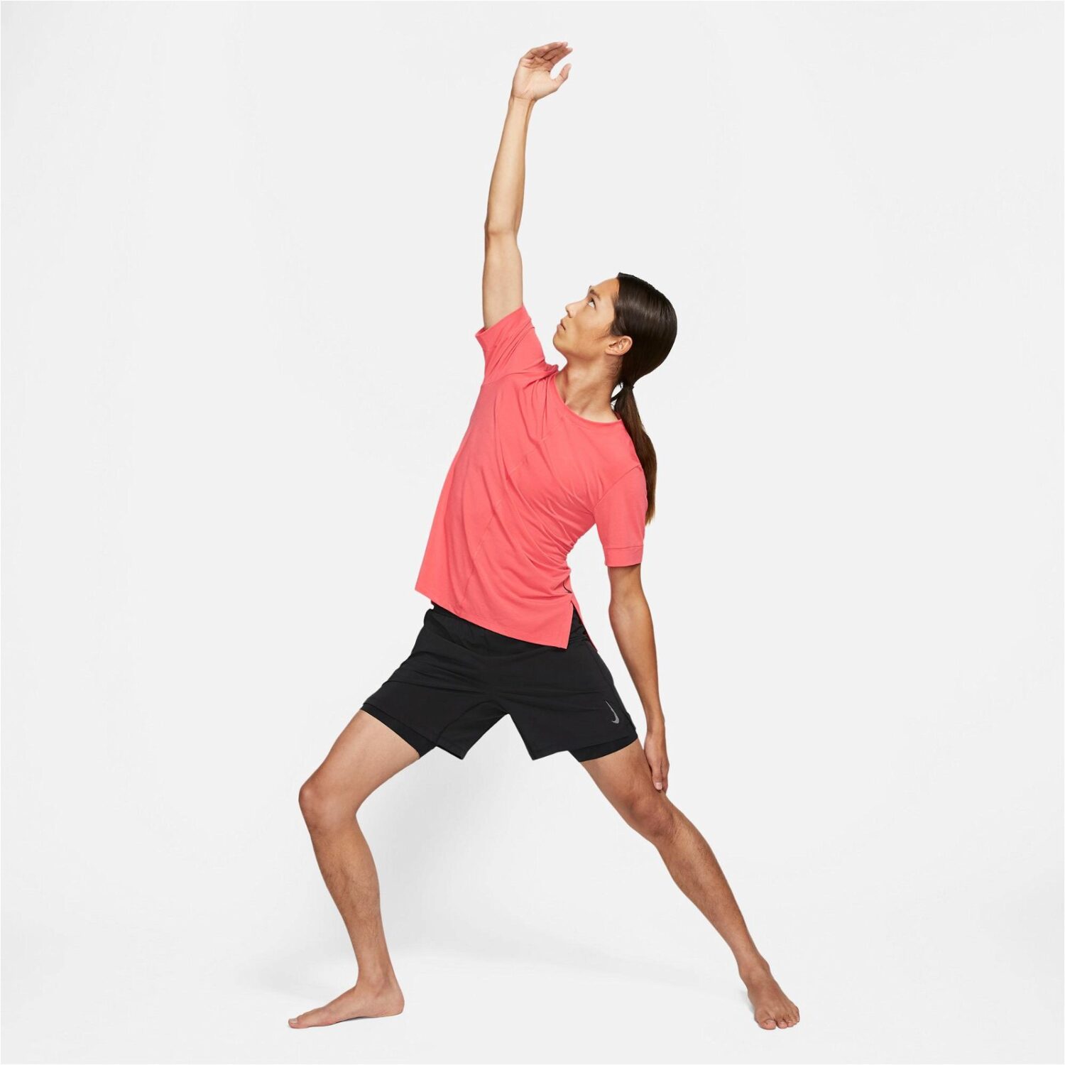 شلوارک مردانه نایکی Dri-FIT Active 2-1 Yoga - مشکی