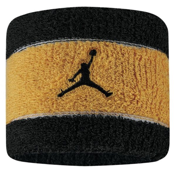 مچ بند مردانه نایکی Jordan NBA 2 Pk  - مشکی طلایی