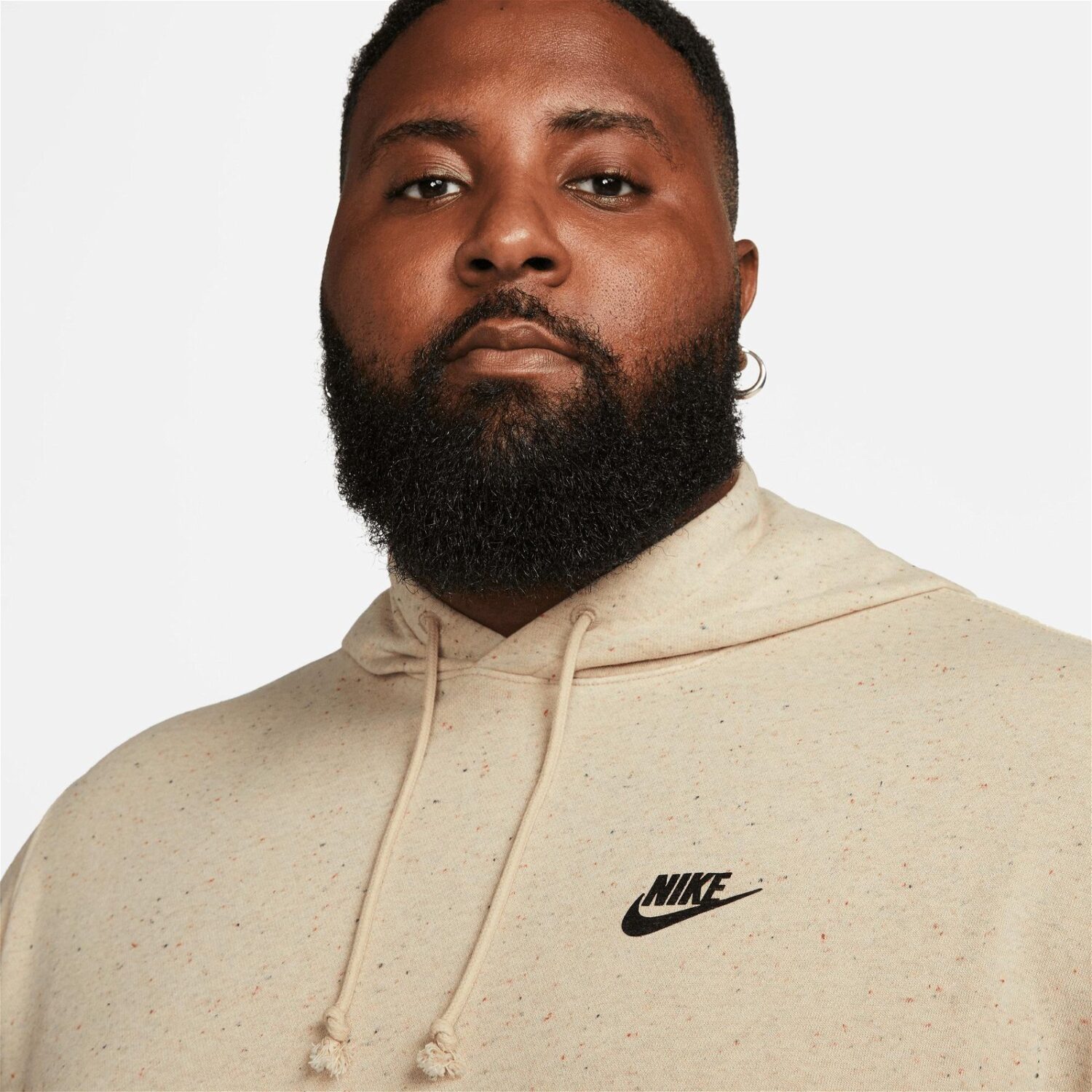 هودی مردانه نایک Club+ Hoodie Revival - کرم