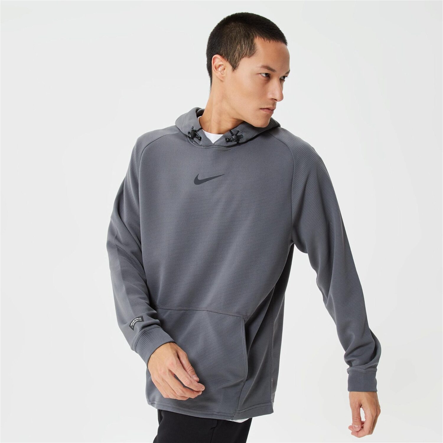 هودی مردانه نایک Proc Fleece - خاکستری