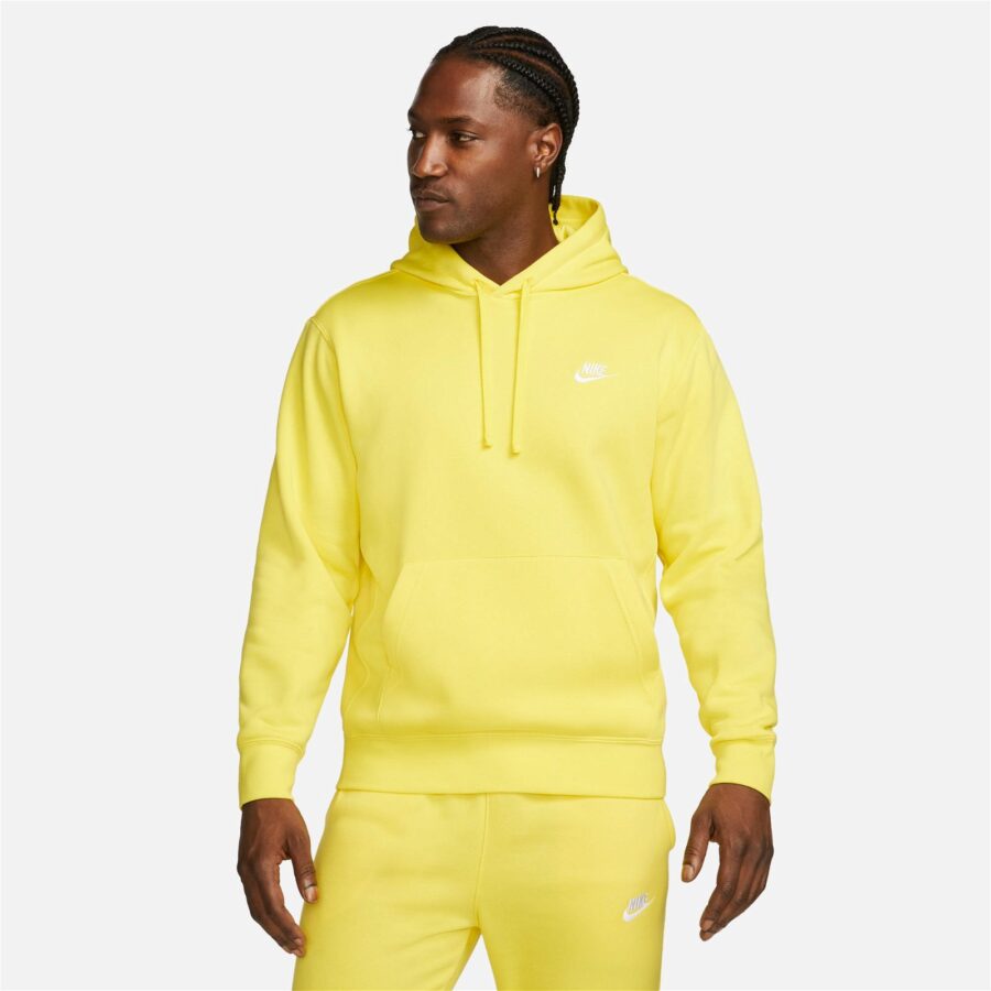 هودی مردانه نایک Sportswear Club Fleece - زرد