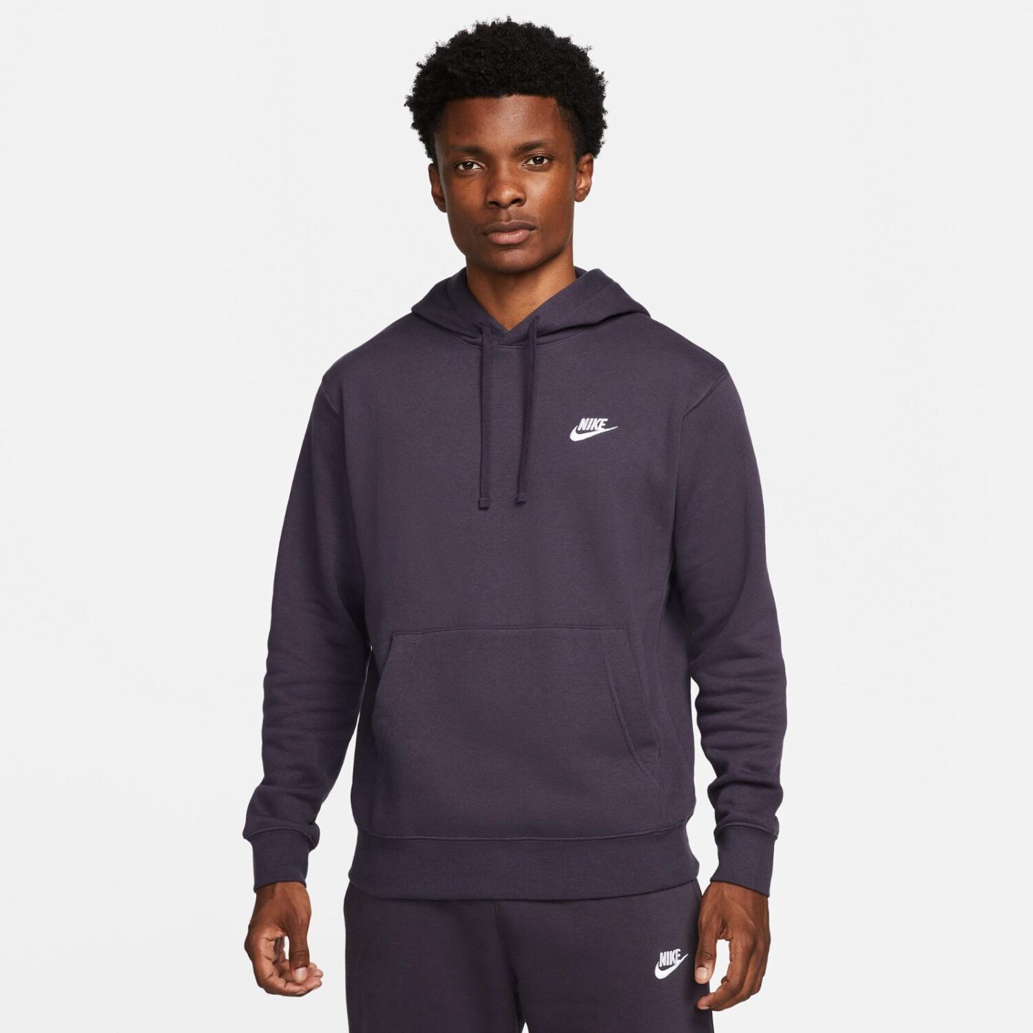 هودی مردانه نایکی Sportswear Club Hoodie - بنفش