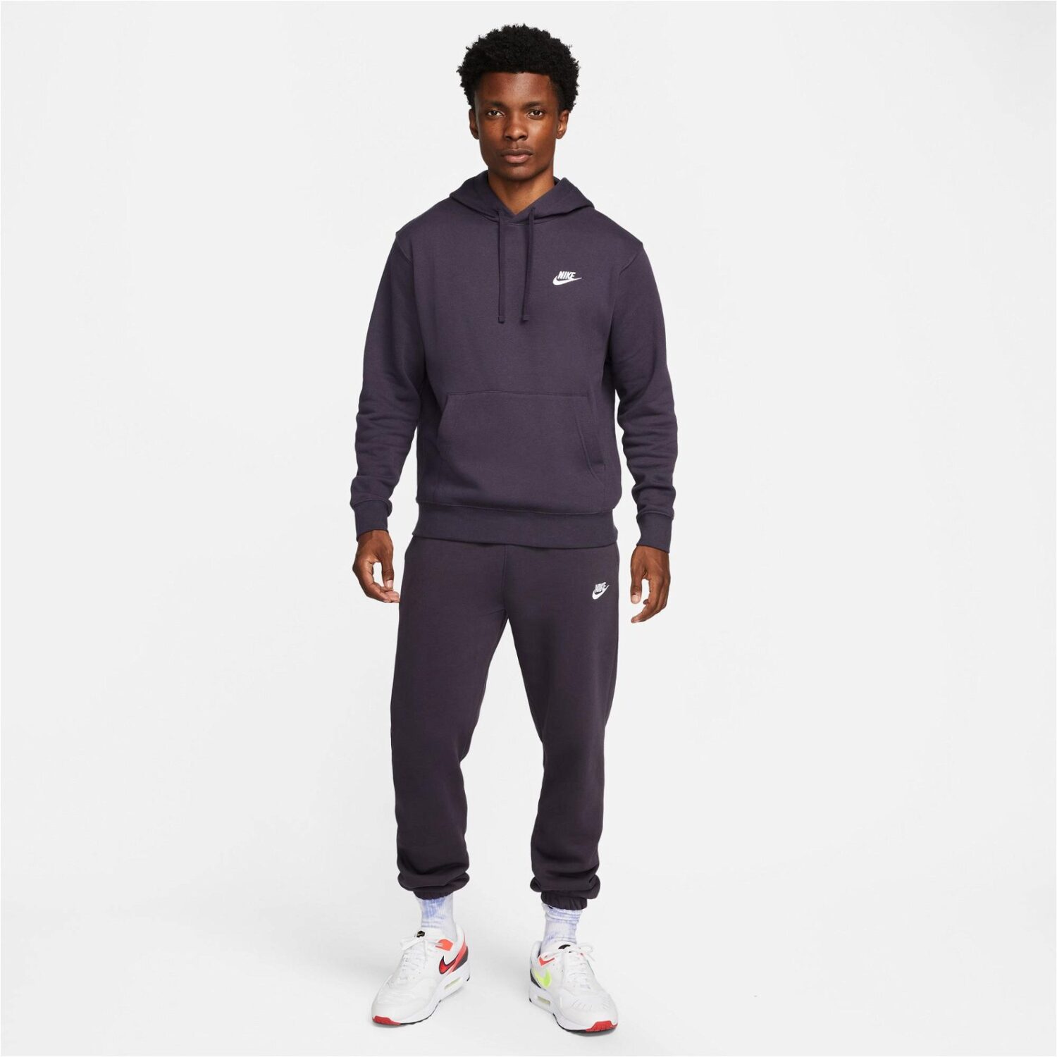 هودی مردانه نایکی Sportswear Club Hoodie - بنفش