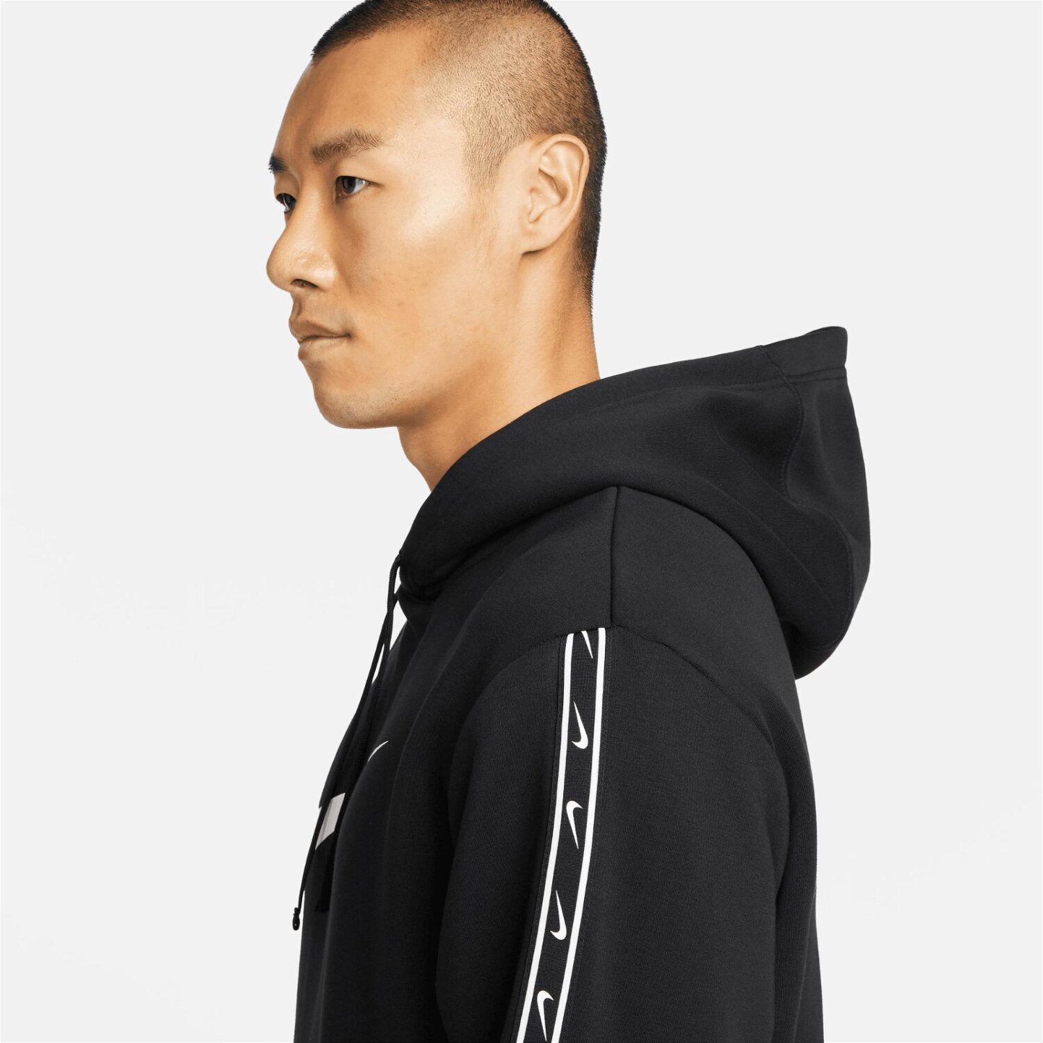 هودی مردانه نایکی Sportswear Repeat Fleece - مشکی