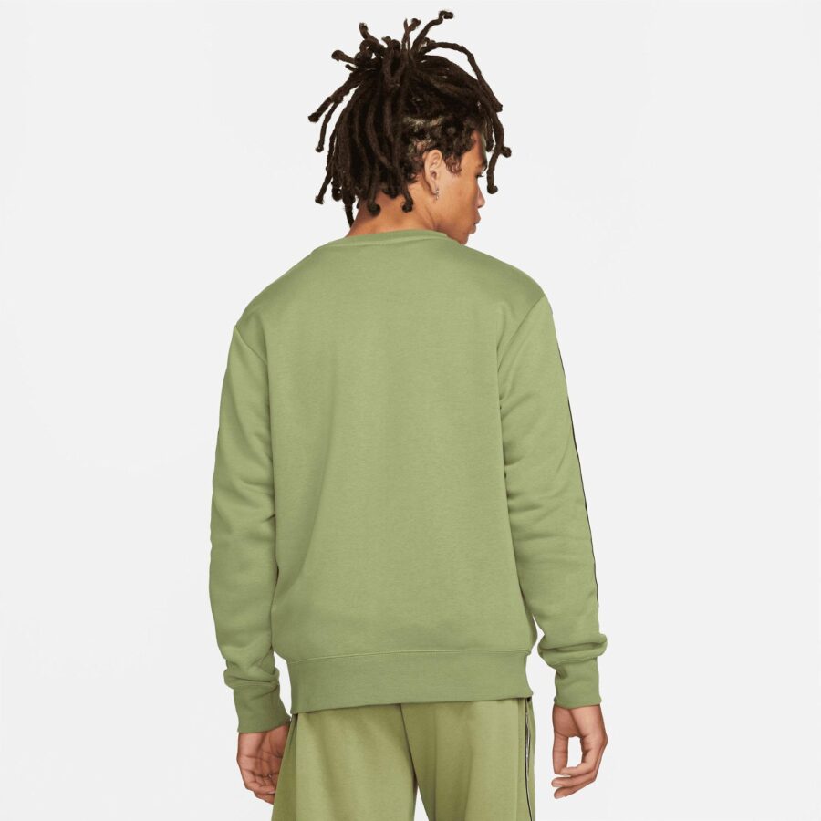 پلیور ژاکت مردانه نایک Sportswear Repeat Fleece Crew Bb - سبز