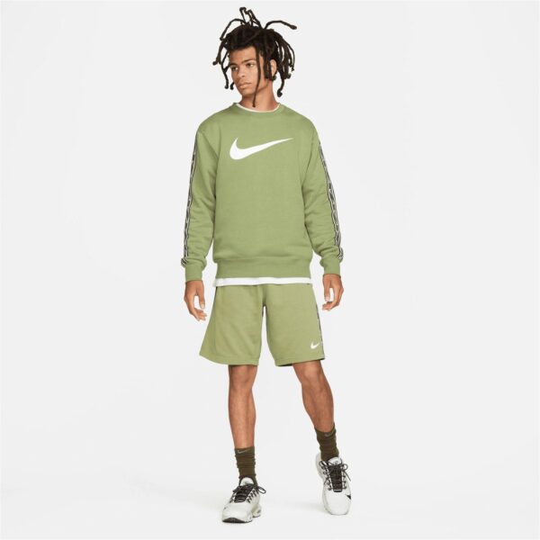 پلیور ژاکت مردانه نایک Sportswear Repeat Fleece Crew Bb - سبز