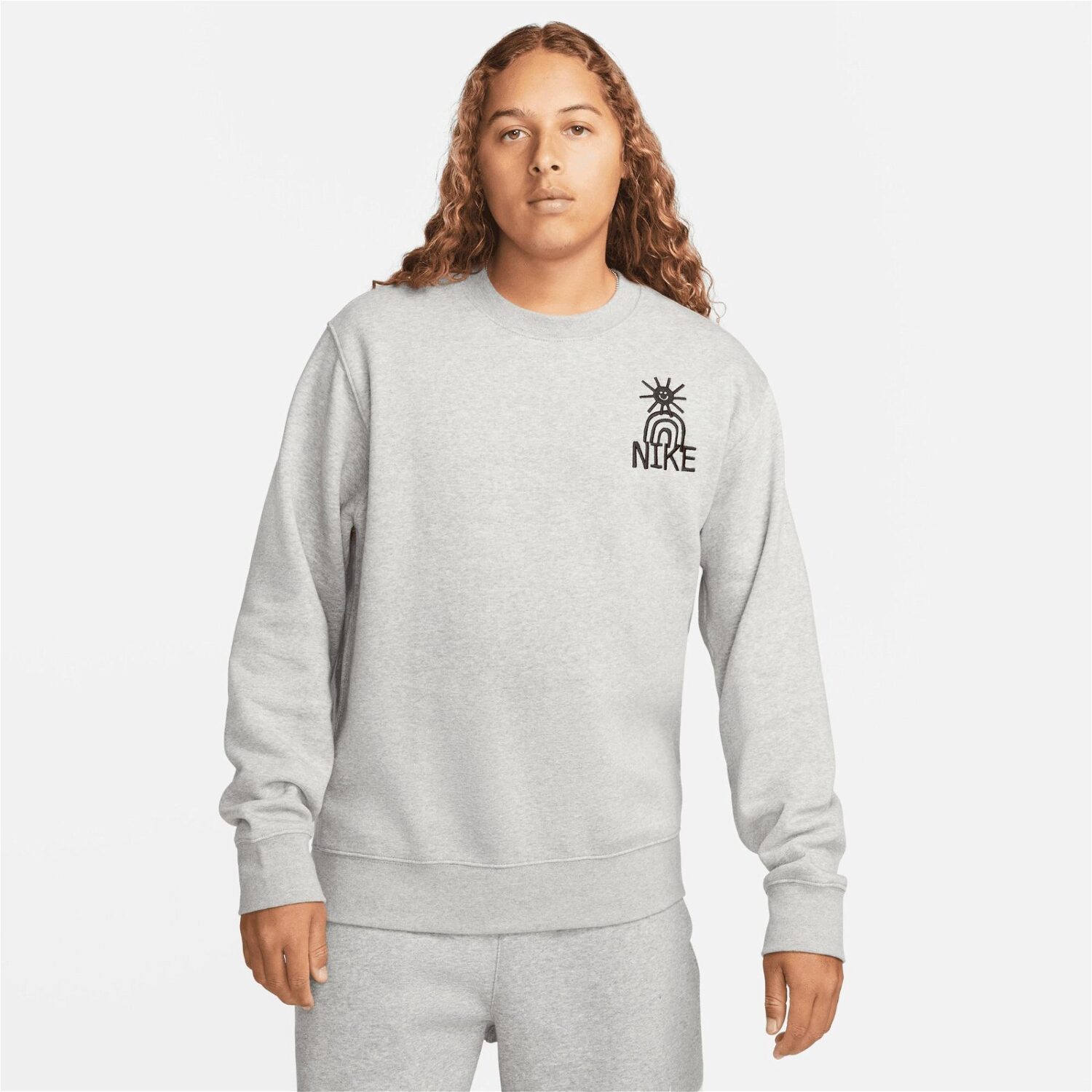 ژاکت پلیور مردانه نایک Sportswear HbrC Crew - مشکی