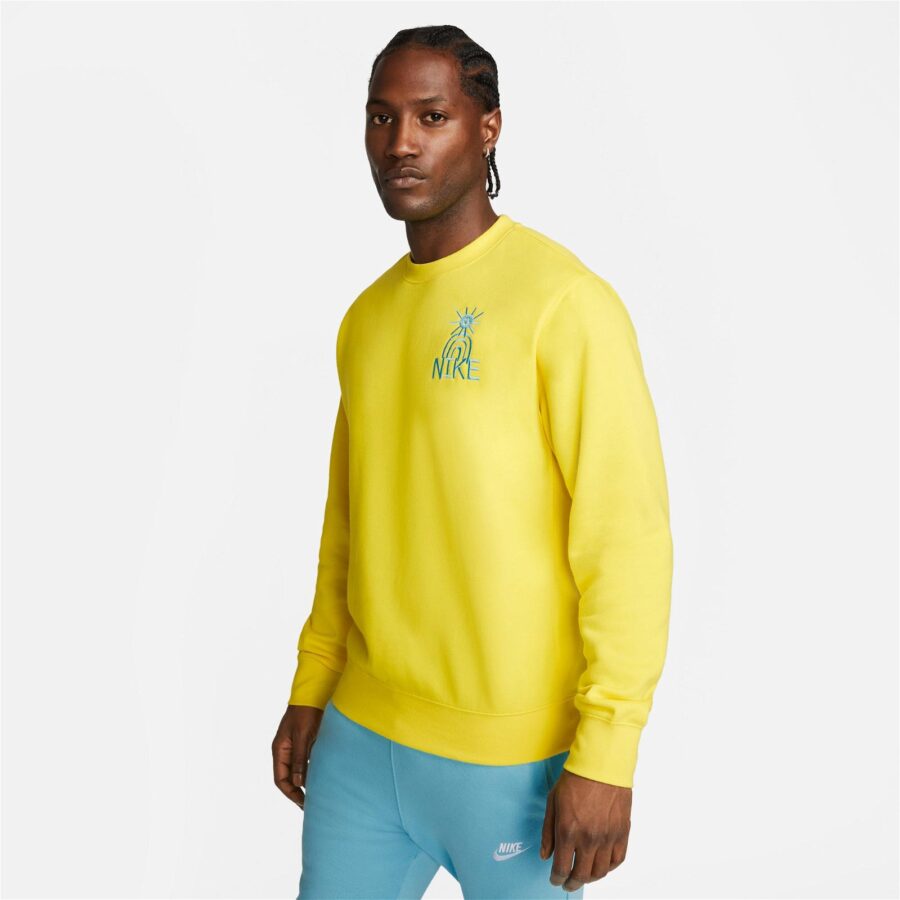 ژاکت پلیور مردانه نایکی Sportswear - زرد