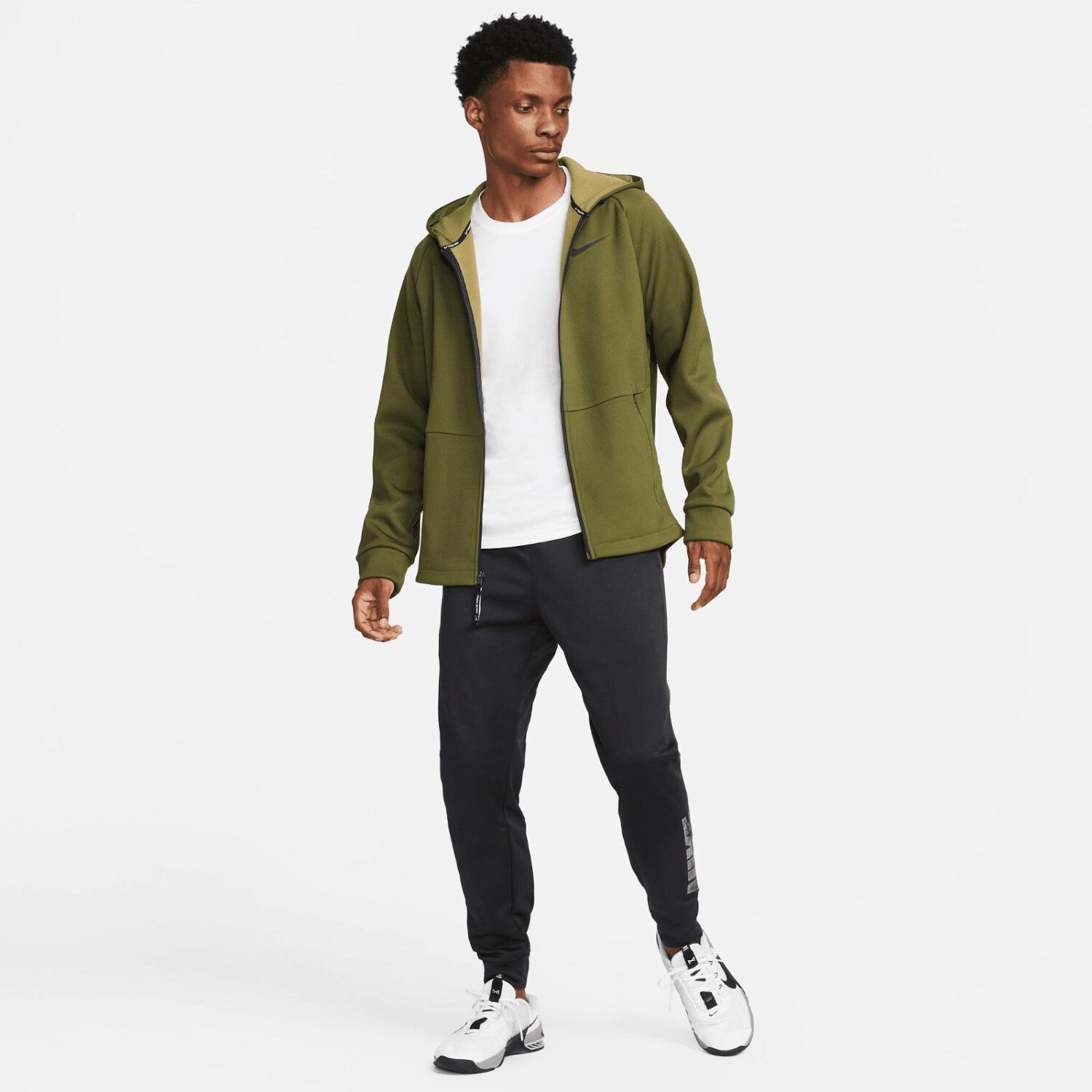 کاپشن مردانه نایکی Pro Therma-FIT Sphere Hoodie Full-Zip - سبز