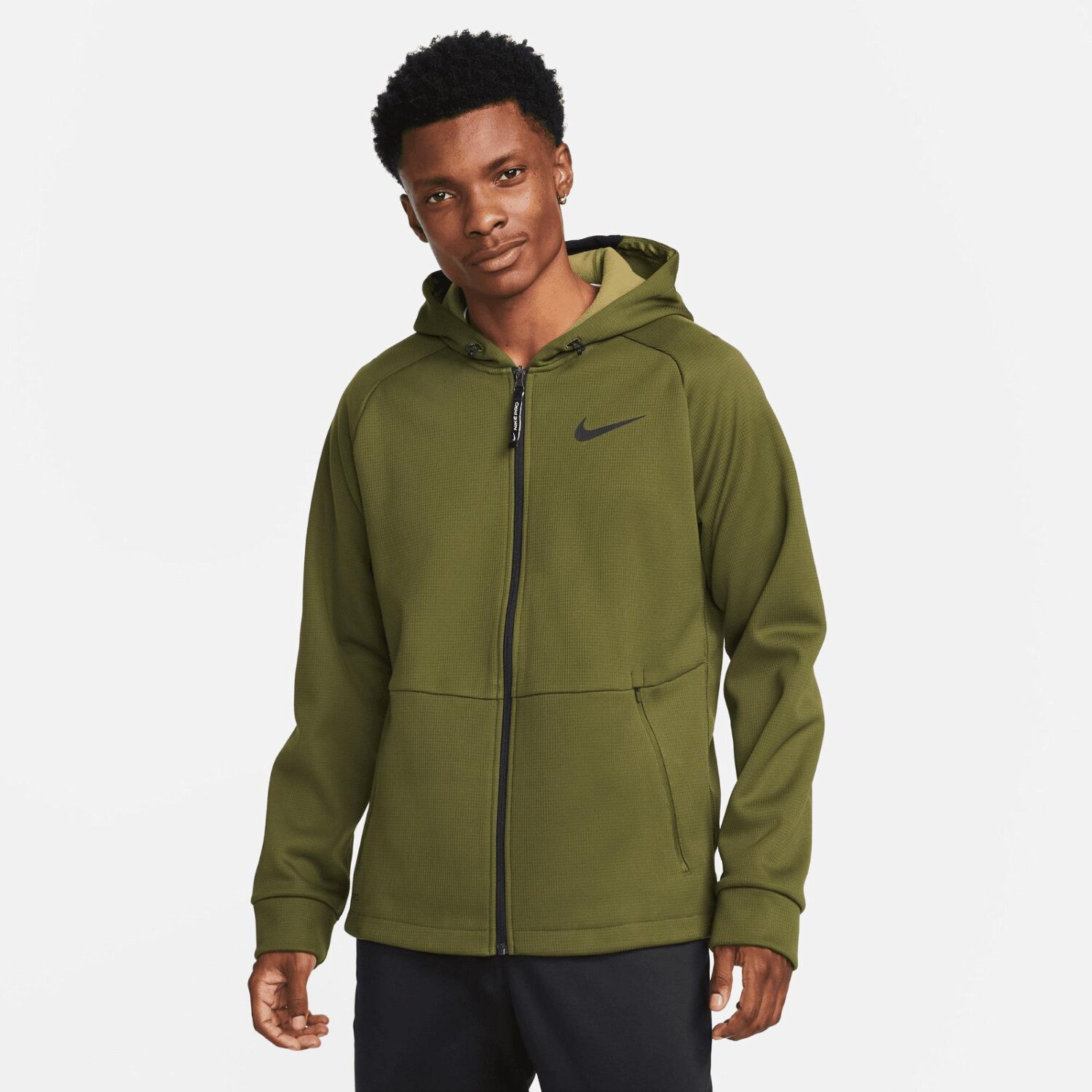 کاپشن مردانه نایکی Pro Therma-FIT Sphere Hoodie Full-Zip - سبز