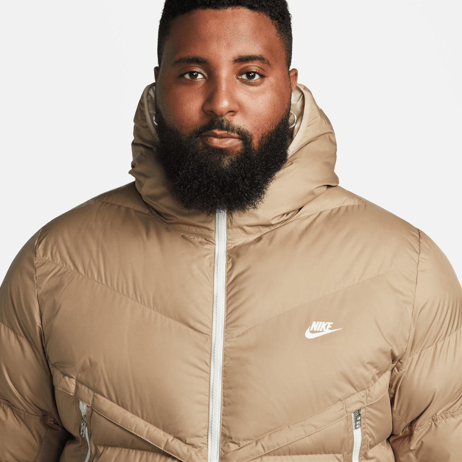 کاپشن مردانه نایکی Sportswear Storm-FIT Windrunner - قهوه ای