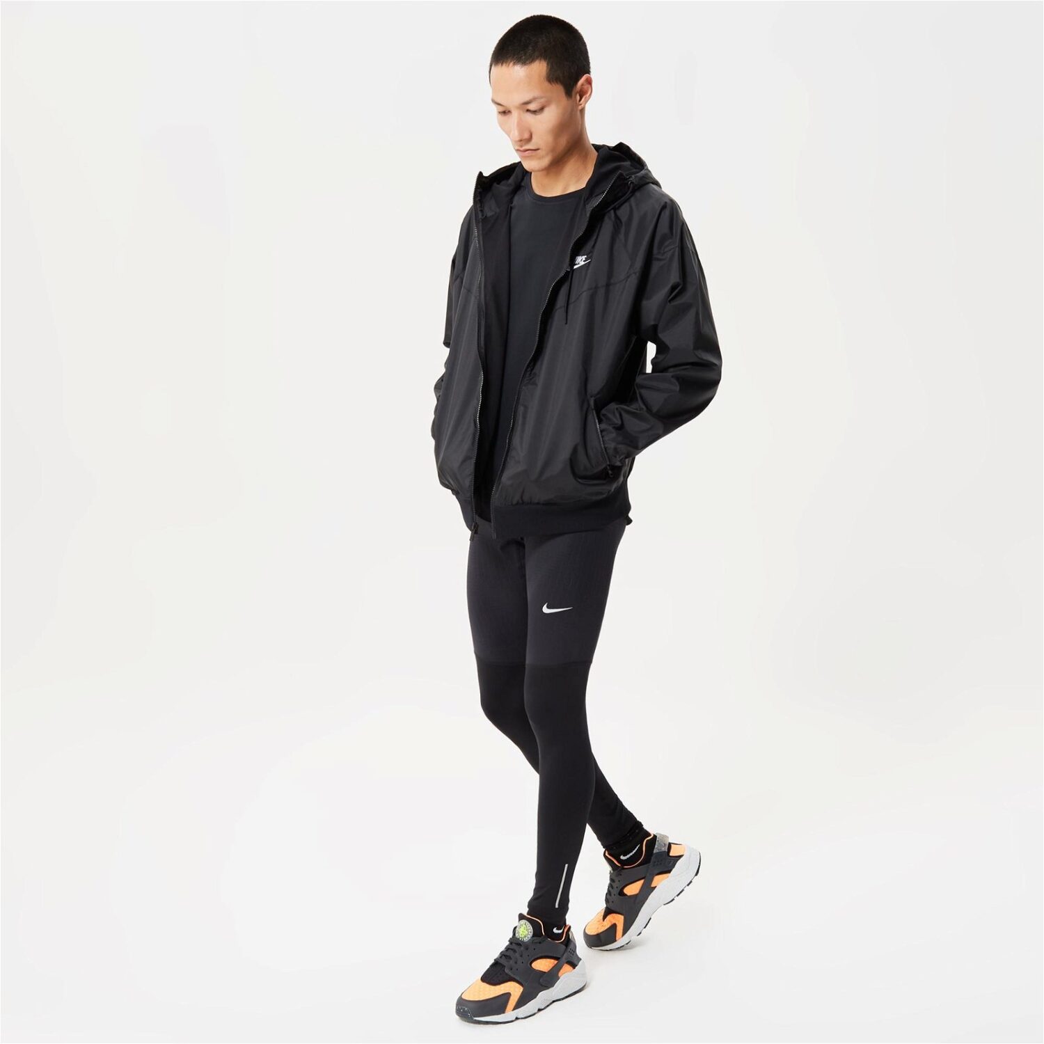 کاپشن مردانه نایکی Sportswear Woven Wildrunner Hooded - مشکی