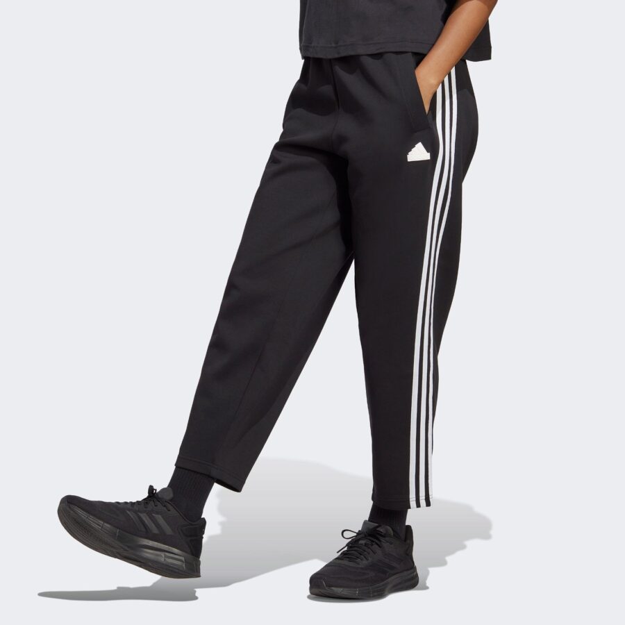 شلوار آدیداس زنانه Future Icon 3 Stripes Print - سیاه