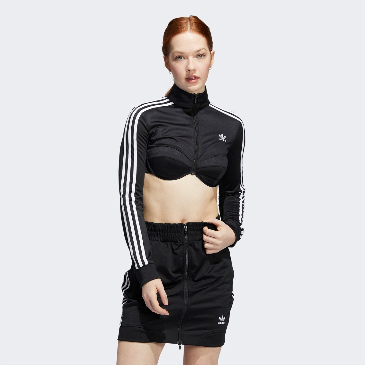 شلوار آدیداس زنانه Jeremy Scott Monogram Crop Tt - سیاه
