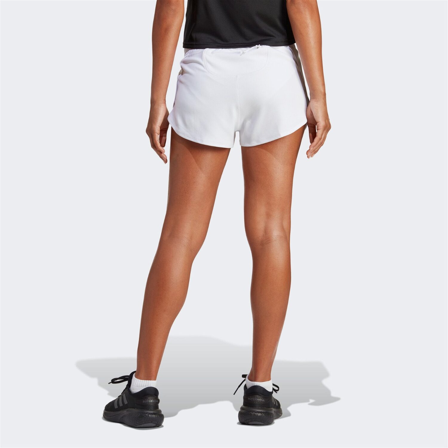 شلوارک آدیداس زنانه Run-Icon 3 Stripes - سفید