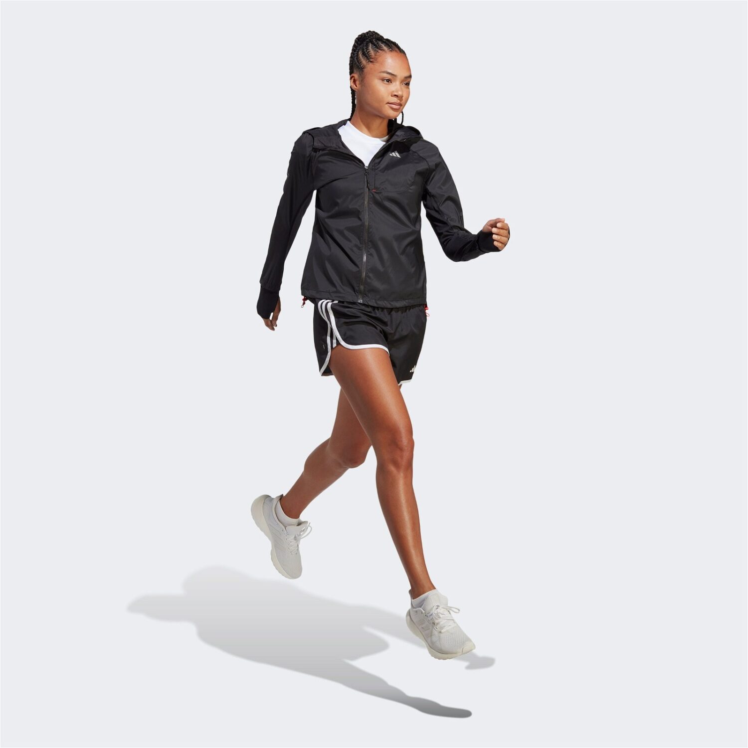 کاپشن آدیداس زنانه Fast Running - سیاه
