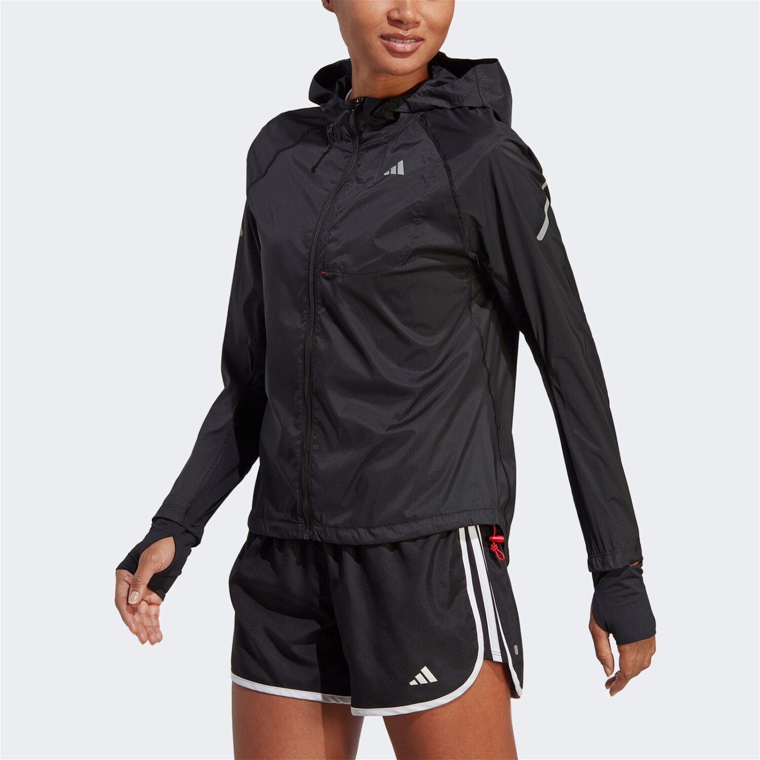 کاپشن آدیداس زنانه Fast Running - سیاه