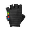 دستکش نیم انگشت سانتینی UCI Rainbow - مشکی