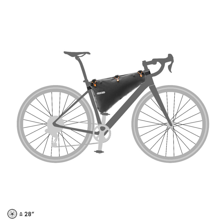 کیف تنه دوچرخه ضدآب FRAME-PACK RC ارتلیب – 6 لیتر