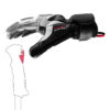دستکش اسکی لکی Griffin Pro 3D - سفید مشکی